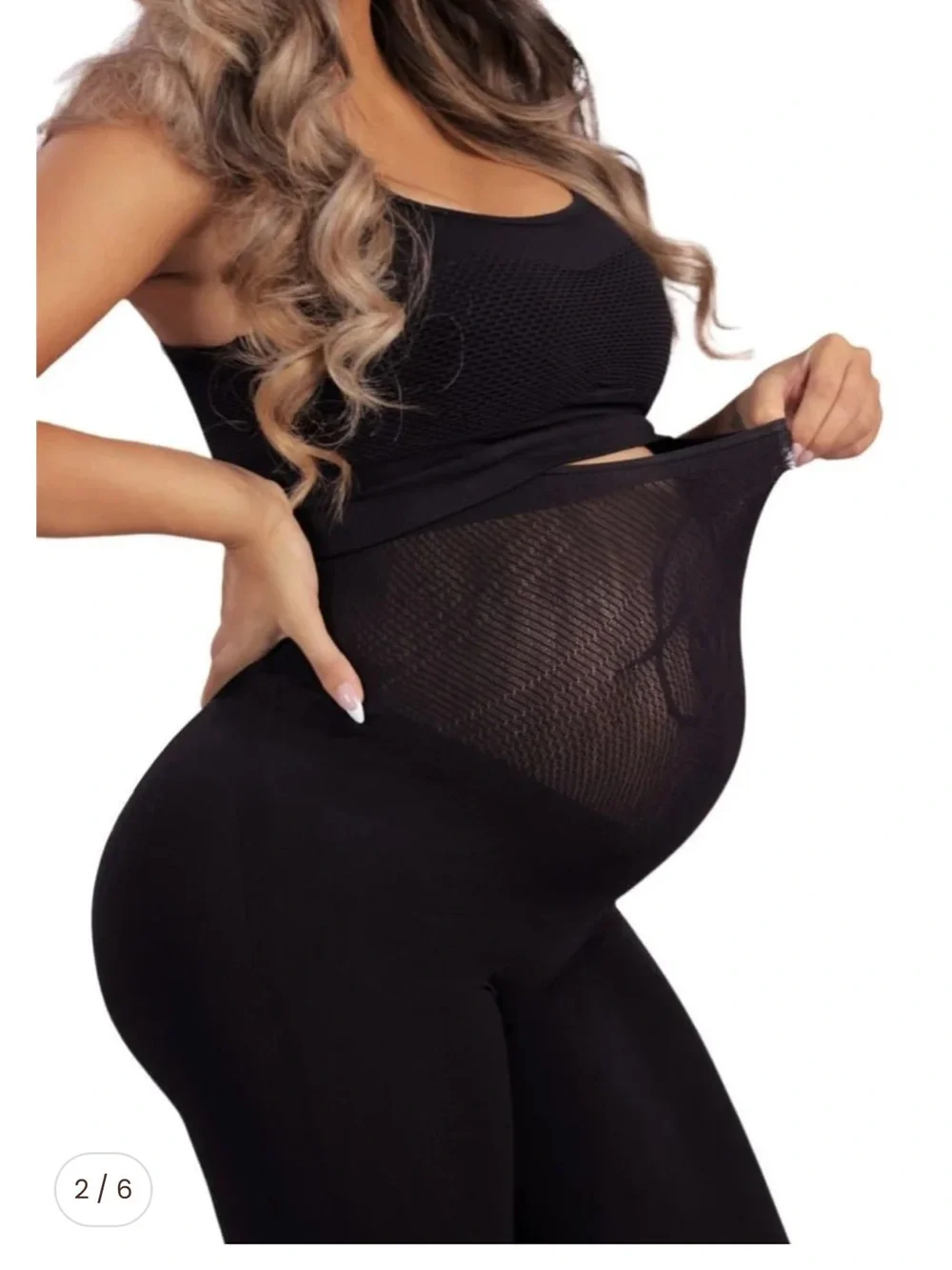 Maternity Black Jeans Overalls - Stretch High-Waist Support